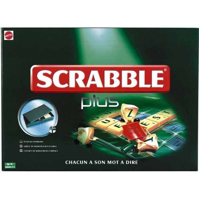 Scrabble plus Mattel
