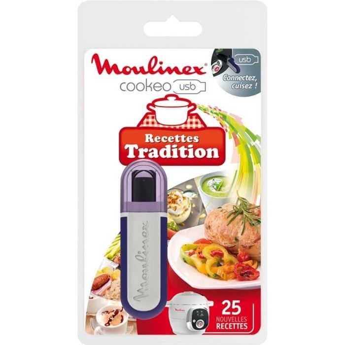 Clé USB Recettes Tradition pour Cookéo USB - MOULINEX XA600200