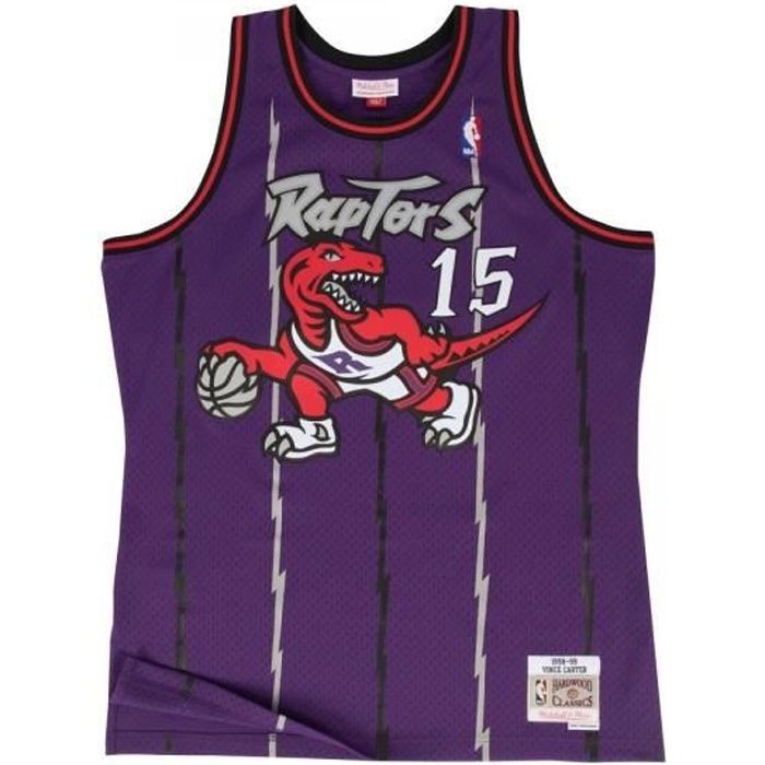 Maillot NBA swingman Vince Carter Toronto Raptors 1998-99 Hardwood Classics Mitchell amp ness Violet