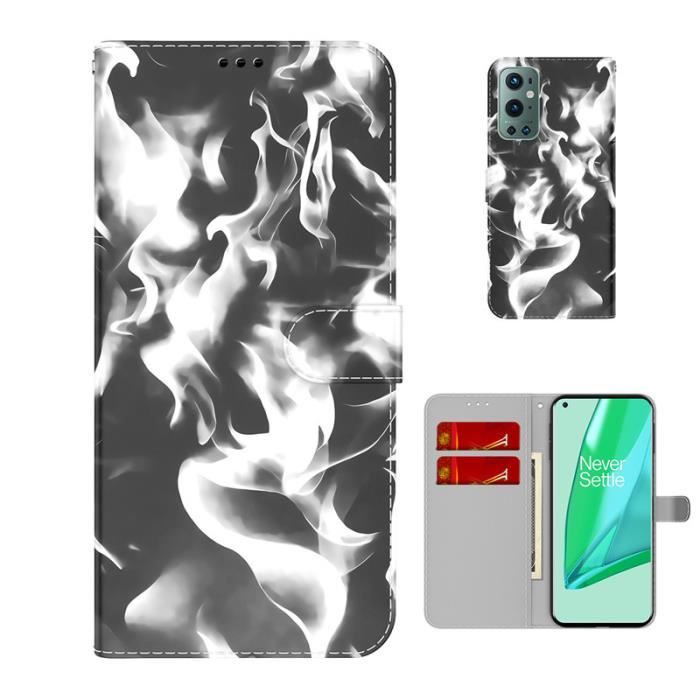 Coque pour OnePlus 9 Pro 6.7-,Housse OnePlus 9 Pro 6.7- en Baiyun style brumeux-,Protection avec Fonction Support Fentes