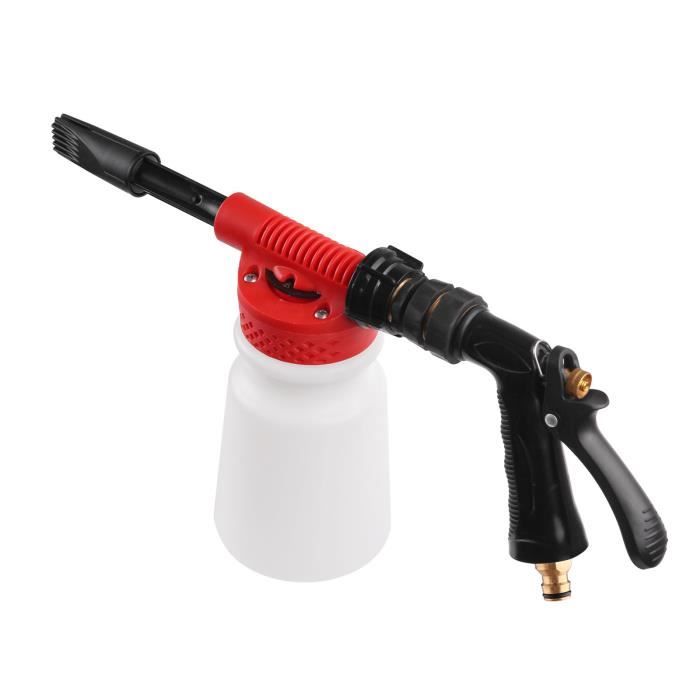 Nettoyage Voiture à Mousse Gun, Neige Mousse Lance Pulvérisateur eau savon lave-Foamaster Pression de Lavage de Voiture 900ml