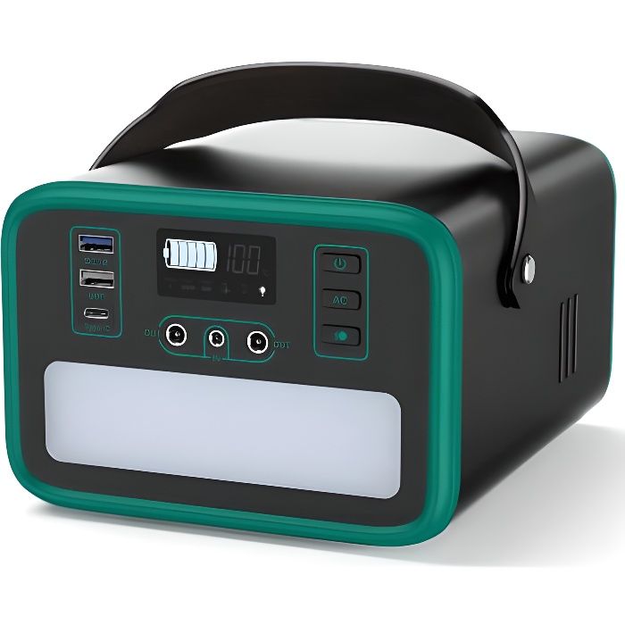 240Wh/75000mAh Générateur Solaire Portable, Sorties AC 150W et Prises AC/DC/USB/PD 60W LiFePO4 Batterie pour CPAP/d'Urgence /Voyage