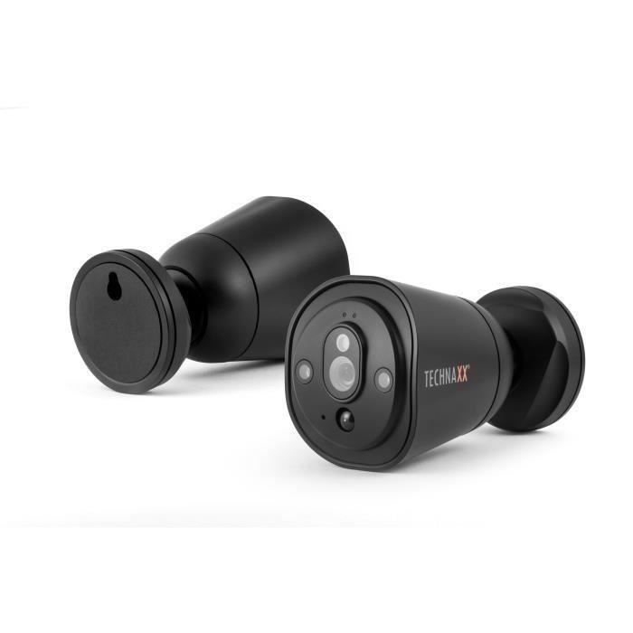 TECHNAXX Caméra de surveillance IP connectée sans fil HD TX-55 noir