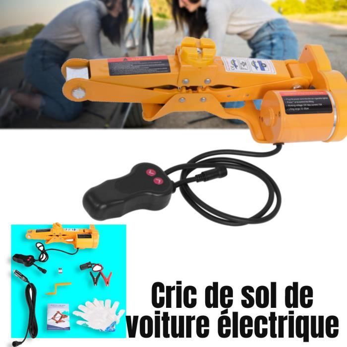 Élévateur Crics hydraulique électrique 12V levage de pneus 12-35cm 2T -YUM12