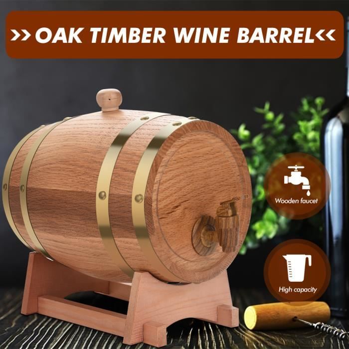 Fontaine à boisson Distributeur avec robinet Cave Tonneau de vin 3L CYA12 97