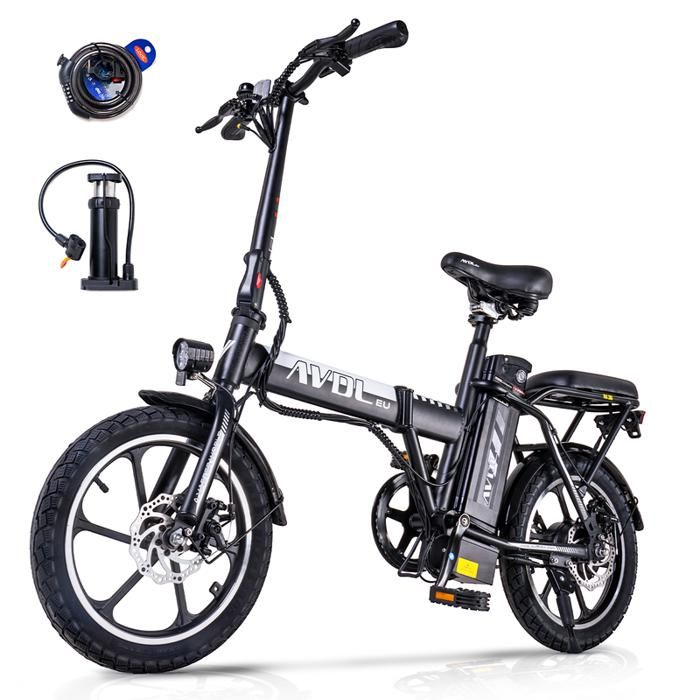 AVDLEU Velo Electrique Pliable 16