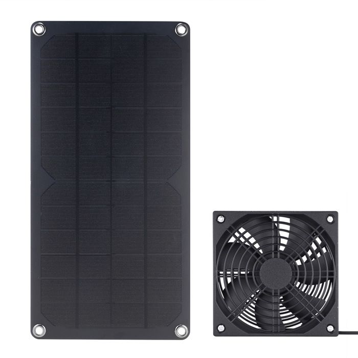 Ventilateur dextraction pour animaux de compagnie nergie solaire 10W Mini ventilateur 3W couleurs multiples YYV - Yyv