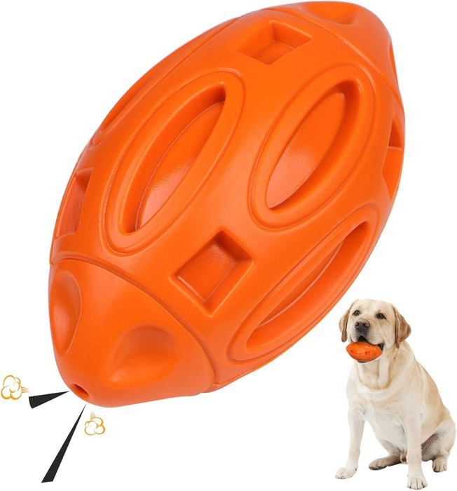 Comparer les prix de Jouet indestructible pour chien balle sonore en caoutchouc jeux pour chiens moyens et grands Animalerie > Chien > Jouets et
