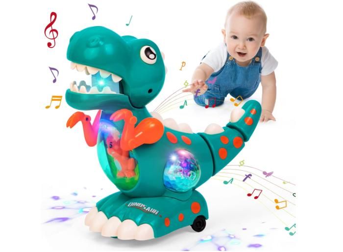 Jouet Dinosaure Escalier Avec Lumières Et Musique – Montagnes Russes Pour Enfants Dès 3 Ans, Jeu Éducatif à Rails