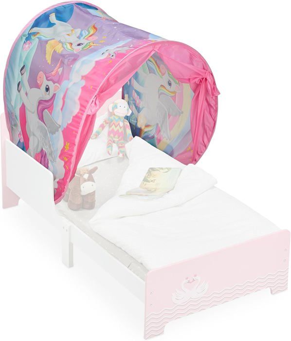 Tente De Lit Pliable Thème Spatial Pour Enfants - 80x220 Cm, Polyester Non Toxique