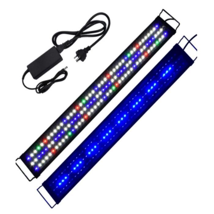 Comparer les prix de Éclairage du support pour aquarium - Éclairage du support pour aquarium LED - 90cm - Noir