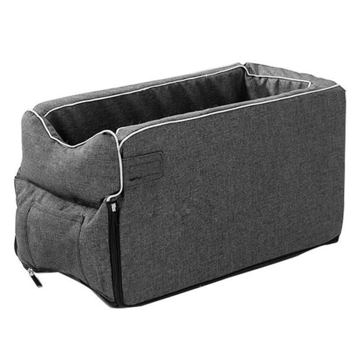 Comparer les prix de Sige auto pour chiens chats 6kg sac respirant portable et amovible panier de voiture lavable gris Label