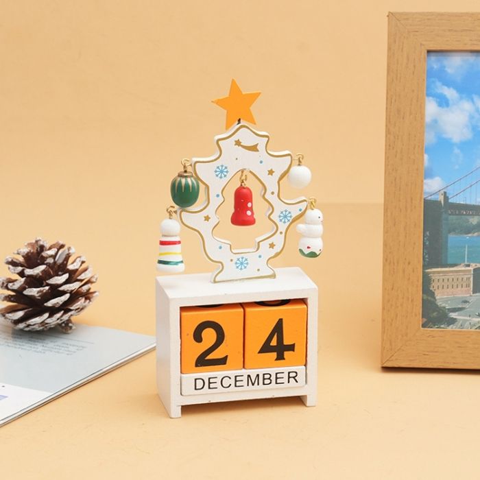 Calendrier De L'Avent 2026 3D Maison De Neige Avec LED - Déco De Bureau Originale - Cadeau Créatif Et Interactif - 4