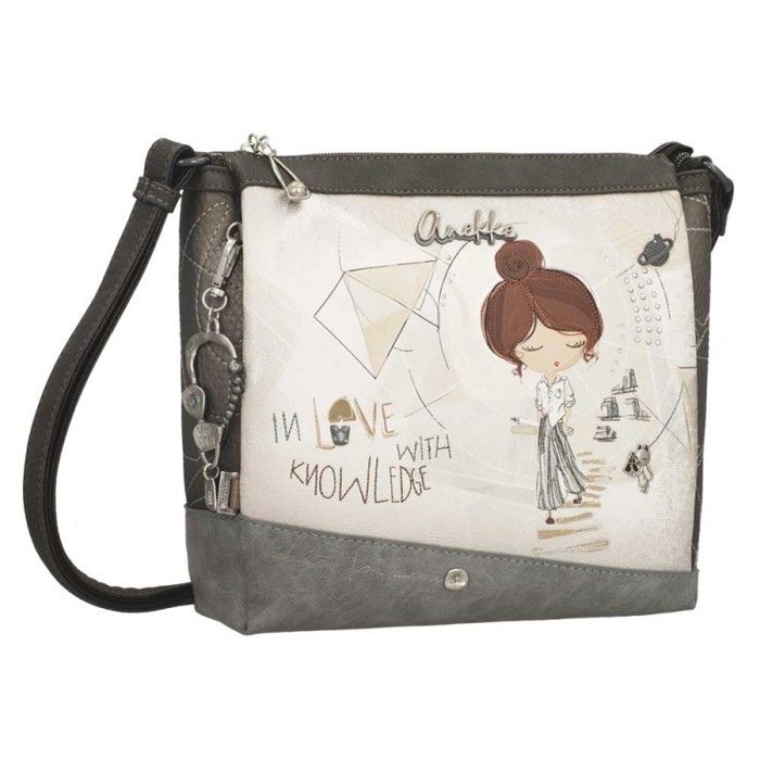 Sac bandoulière - ANEKKE - Sophia - 3 compartiments - Multicolore - Synthétique
