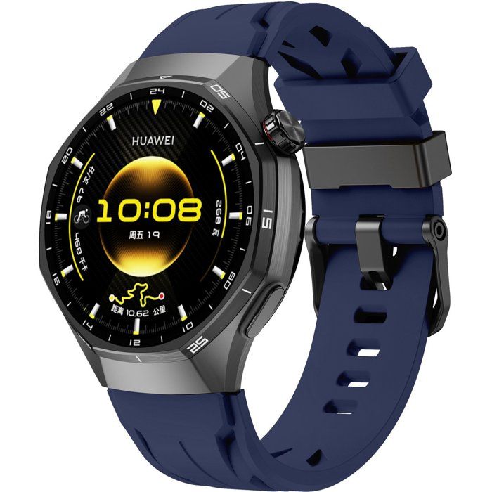 Stravo bracelet sport silicone 20 mm racing Samsung Galaxy Watch 7 6 5 4 FE Garmin Vivoactive Venu Forerunner - Bleu