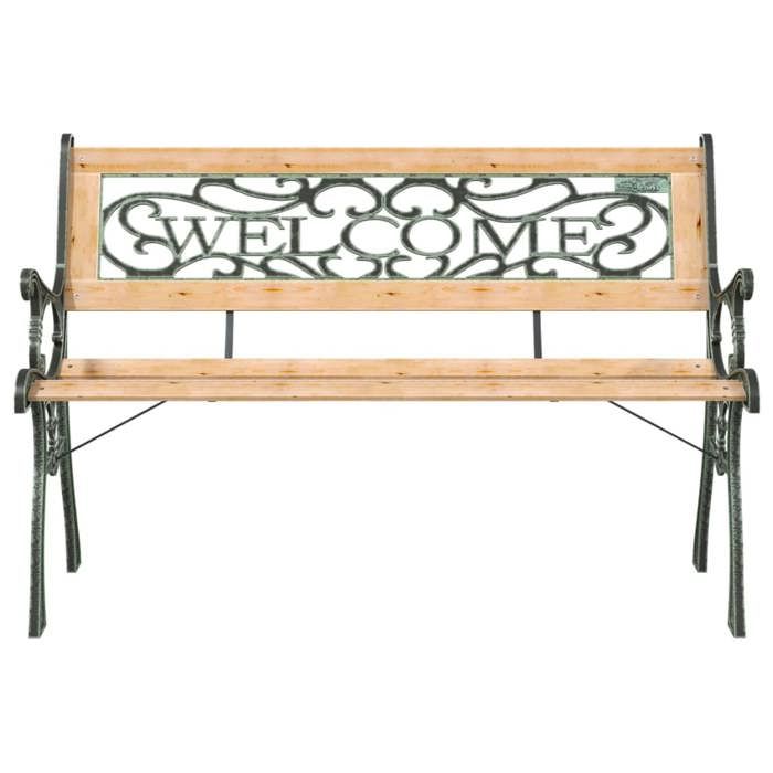 EN SOLDE*Banc de jardin - Scandianve - MONNA - Banquette balcon - 122 cm Bois de sapin massif@825918