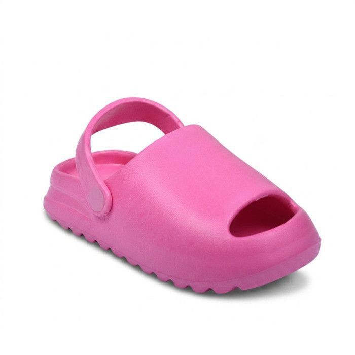 OZABI Sabot Claquette Enfant EVA - Bout Ouvert - Lanière Amovible SP9283 FUSCHIA