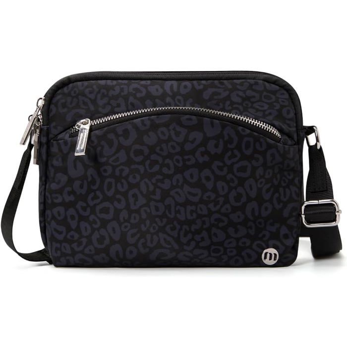 Sacs Bandoulière Femme Petite Sac À Main Léger Multi-Poches Sacoche Impermeable Avec Bandoulière Réglable Pour Voyages École Trava