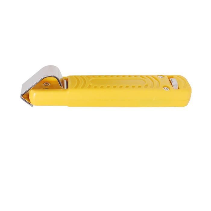 Hundnsney 2X 8-28MM Transversal Câble Blindé Couteau à Dénuder Fibre Optique Dénudeur de Câble FTTH Fibre Blindée Coupe-Câble