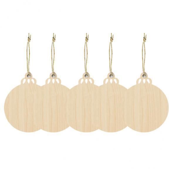 Lot De 2 Boules En Bois Non Peintes - 7 Cm De Diamètre, Bois Massif, Surface Lisse, Pour Bricolage, Décoration, Artisanat - 5