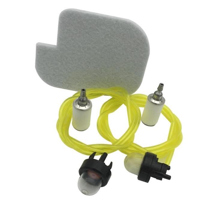 Kit De Filtre à Carburant En Silicone Conduite De Carburant Bougie Dallumage Composants Dampoule Damorce Installation Facile Pour Husqvarna P3314 P4018 Pp341 530095646 90515765