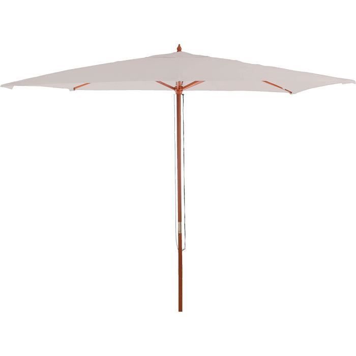 Parasol Florida - Parasol De Marché - 3 -5m Polyester/bois 7kg - Jaune