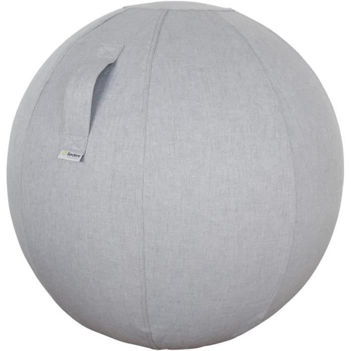 Balle D’assise Ergonomique Sedero – Housse Tissu – Charge 150 Kg – Diamètres 55/65/75 Cm – Pompe Incluse