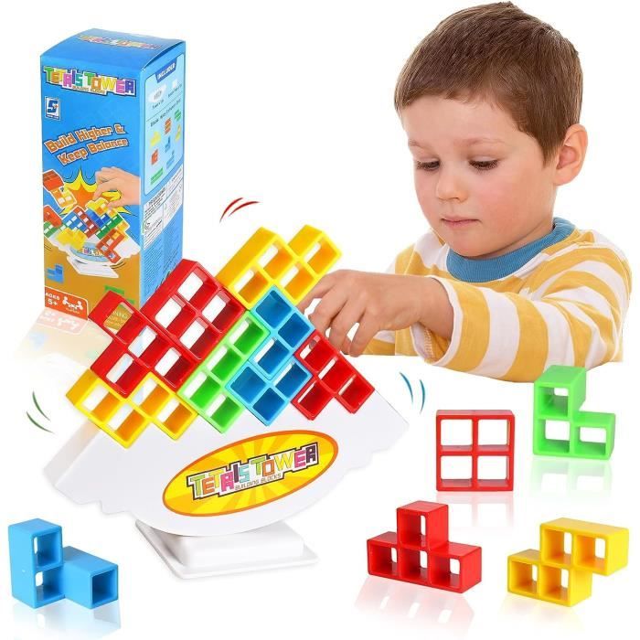 Jeu d'équilibre Swing Stack High - Balance Building Block - 16 blocs et ...