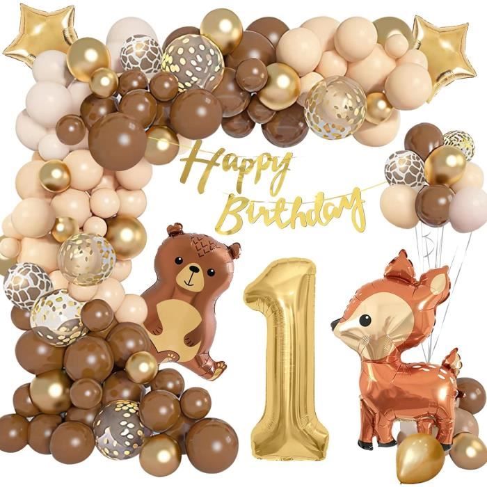 Bébé 1er Anniversaire Décorations Premier Anniversaire Ballon Boîtes Avec  UNE Lettre Pour Baby Shower Garçon Fille 1 An Anniversaire Toile De Fond  211122 Du 9,56 €