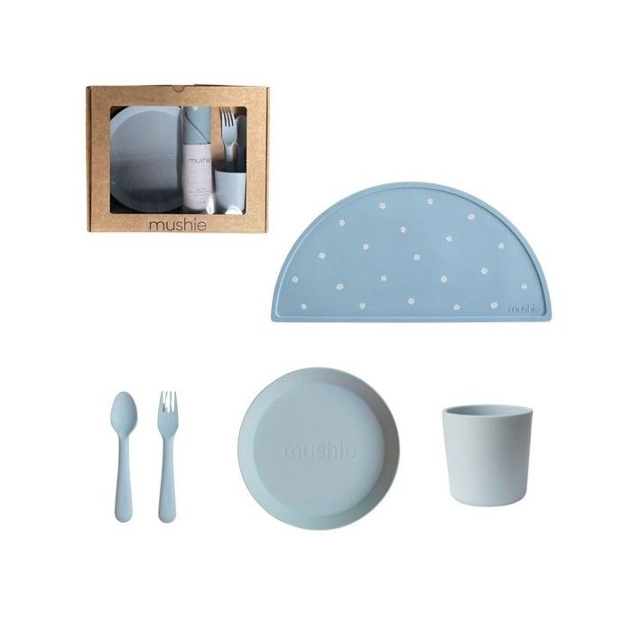 Damaloo Coffret Repas Enfants Animaux Forêt | Assiette, Bol, Tasse, Couverts - Sans BPA