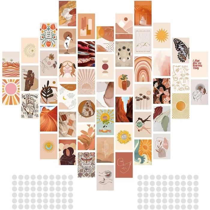 Akozon Affiche Préscolaire Plastifiée 10 Pièces Tableau Mural Plastifié