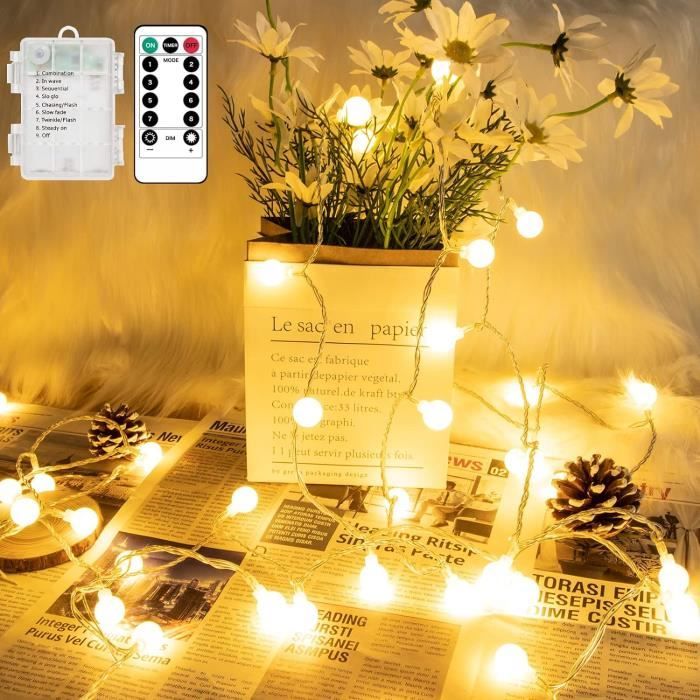 Guirlande Lumineuse Pour Intérieur Et Extérieur - 4 Couleurs - 4 M [Lunartec