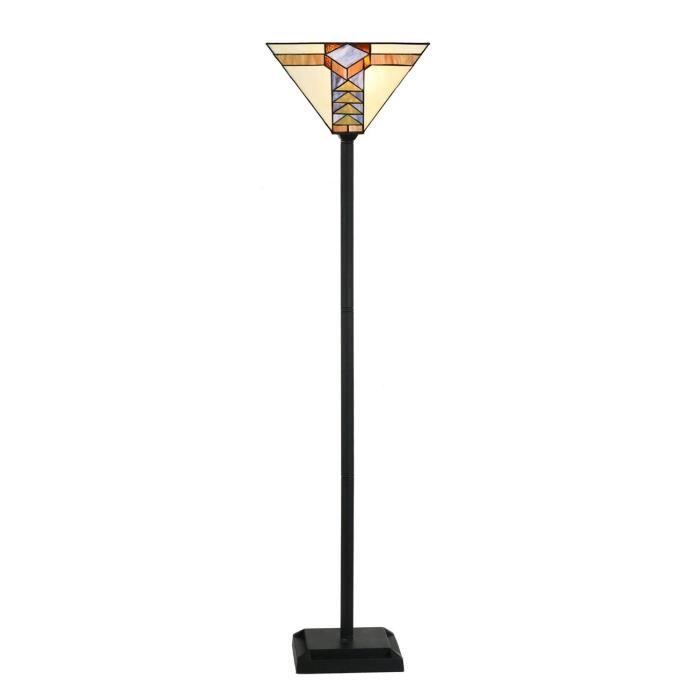 Coloured By Art - Tiffany Lampe - Lampadaire Tiffany Pyramide