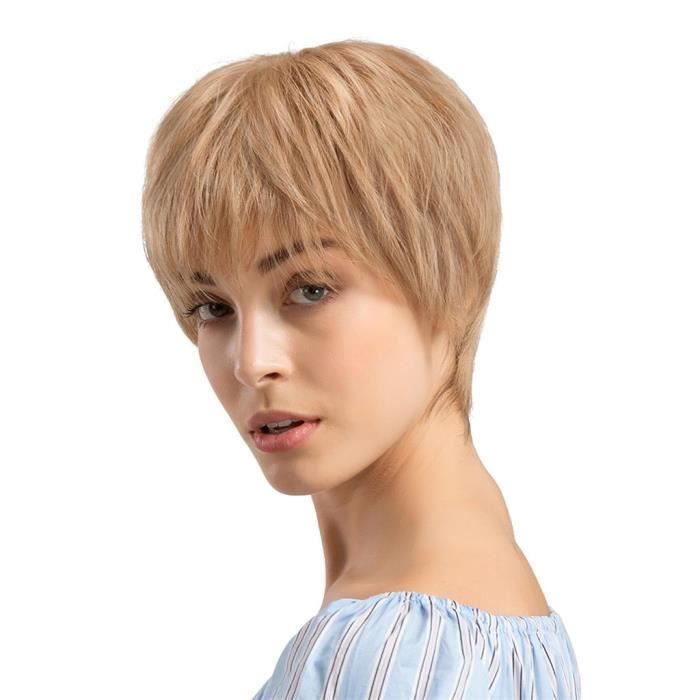 Coiffure Cheveux Courts Raides Perruques De Cheveux Humains Pour Beau Et Généreux Perruque 297