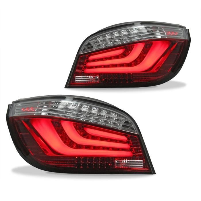 2 FEUX ARRIERE A LED ROUGE FUME BLACK V1 BMW SERIE 5 E60 530 i