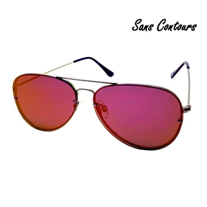 Lunette homme verre rose clearance