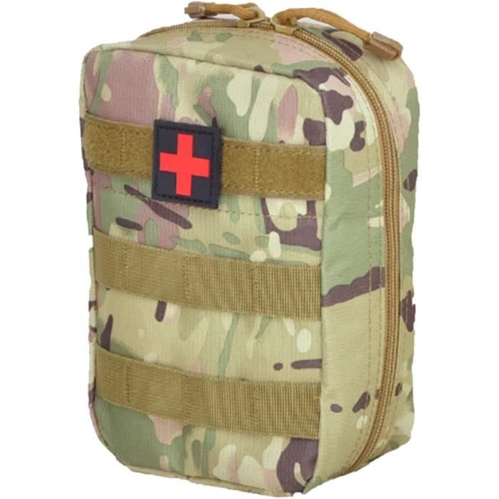 Sac De Voyage Médical Vide Gris – Trousse De Secours Étanche, Double Compartiment, 28x19x16 Cm, Avec Bandoulière