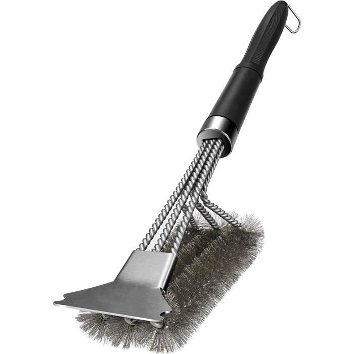 Râteau à Cendres Long Manche – Pour Cheminée, Barbecue, Foyer – Nettoyage Facile Des Cendres – Pelle Portable En Acier Robuste