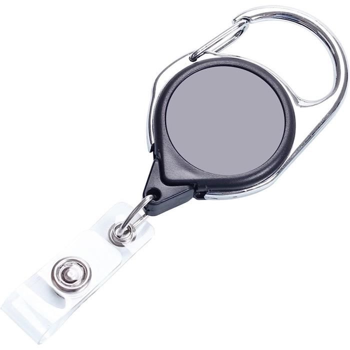 Enrouleur De Porte-Badge Rétractable À 7 Motifs, Porte-Badge Avec Clip