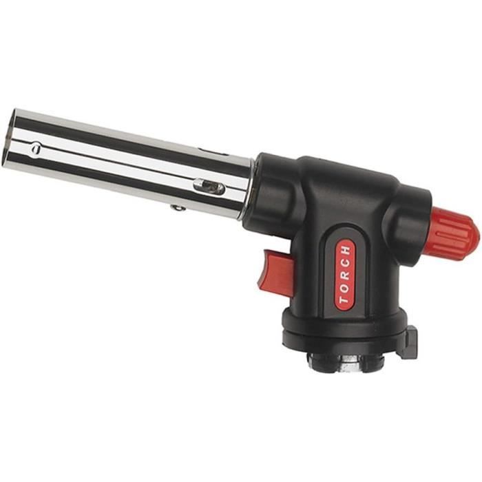 Chalumeau à Gaz Butane BTools - Température 1300°C - Allumage Piézo - Cartouche 227g