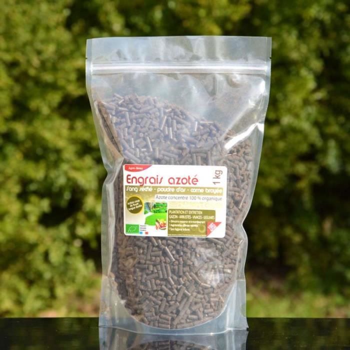 Engrais Sang Séché Et Corne Broyée Enrichi En Poudre D'os