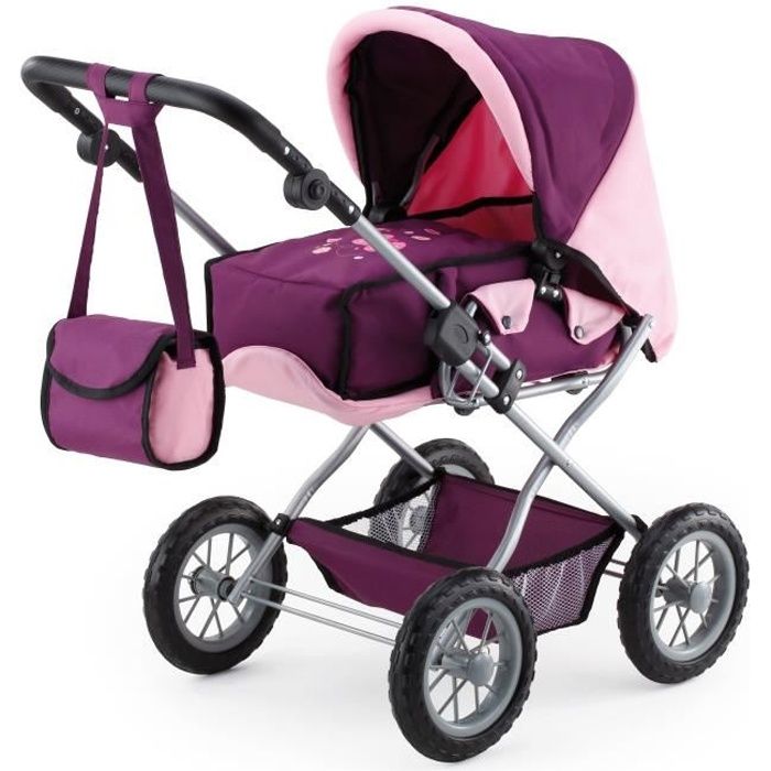 Poussette Landau Combi Prune BAYER DESIGN R glable Convient