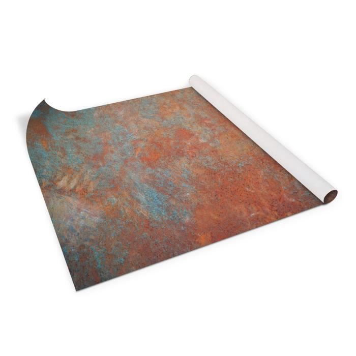 Film Adhésif Meubles Coloray 100x50 Cm - Décor Rétro Années 70 Mat Pour Relooker Commode Et Placards