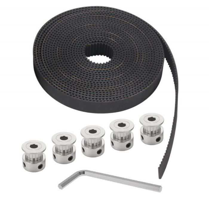 Gt2 Courroie crant/ée GT2 6 mm 5 m/ètres pour impression 3D jet dencre