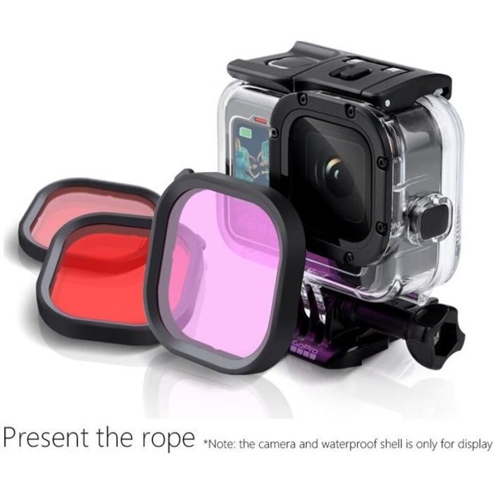 Étui de Protection étanche pour GoPro Hero 9/10/11/12, poignée Flottante sous-Marine Compatible avec GoPro 9/10/11/12