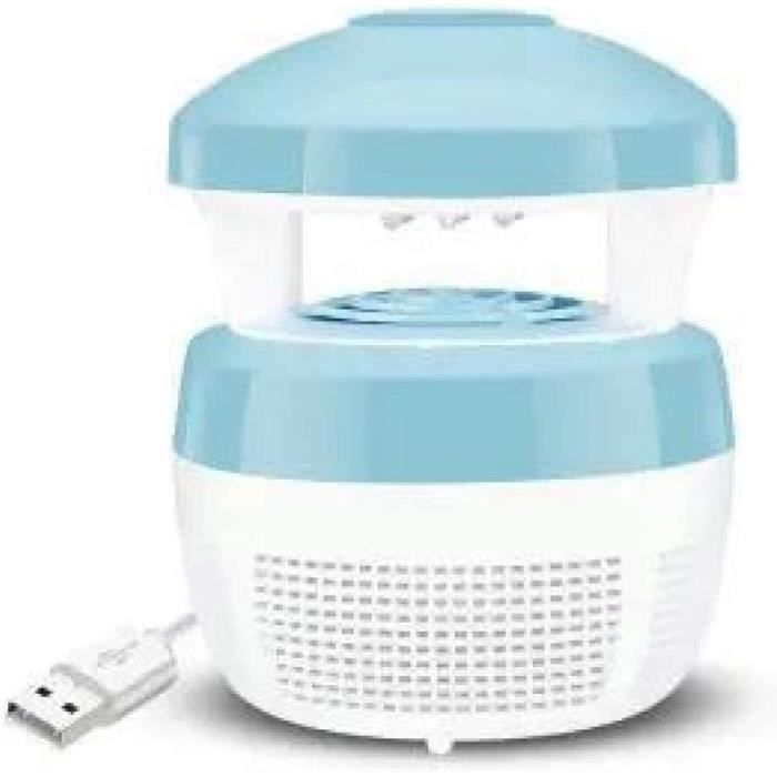 Lampe Anti-Moustiques Mozzguard - USB & Solaire - Portée 350 M² - Étanche IPX6 - Lumière UV - Pour Jardin, Terrasse, Maison - 2