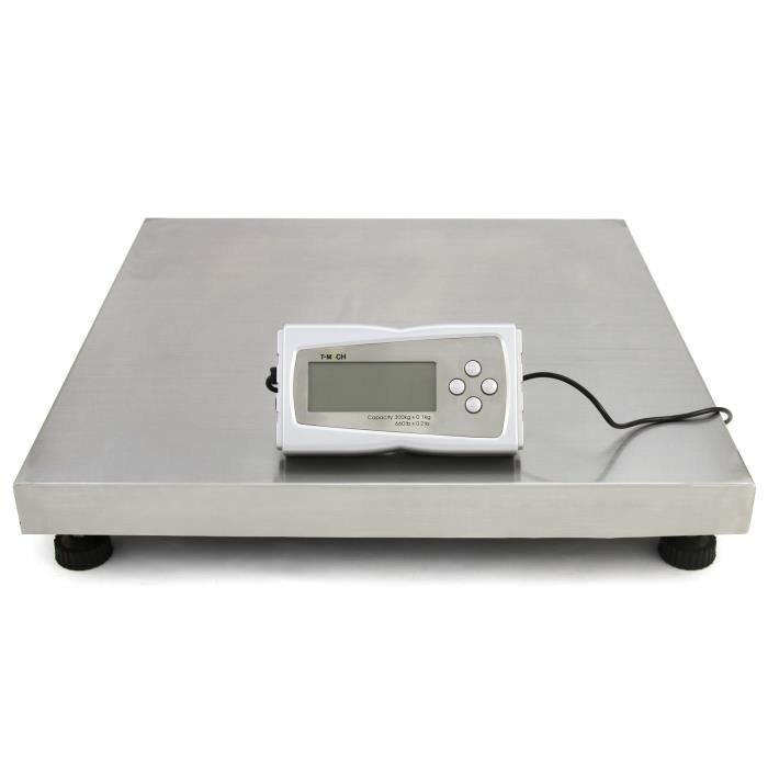 Balance Chien Balance 300kg Balance Numérique Vétérinaire 300kg - Acier Inoxydable 103x53cm - Pèse Animaux Et Colis Bilancia Pesa Pacchi Acier Inoxydable Definition