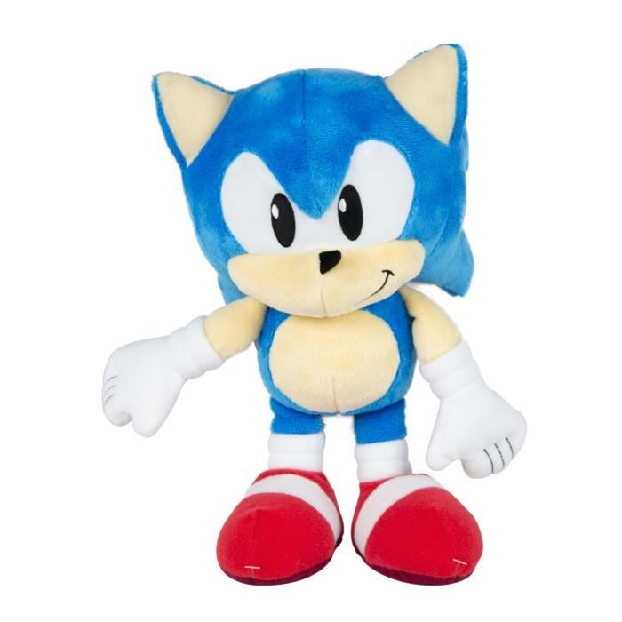 Peluche Sonic geant XXL 70 cm Bleu Sega - Cdiscount Jeux - Jouets