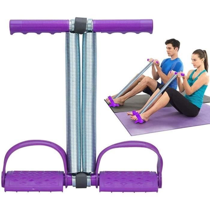 Bandes De Résistance élastique Avec Poignées Et Pédales - Pour Musculation, Yoga, Fitness à La Maison - Exercices Abdominaux, Bras, Jambes - 2