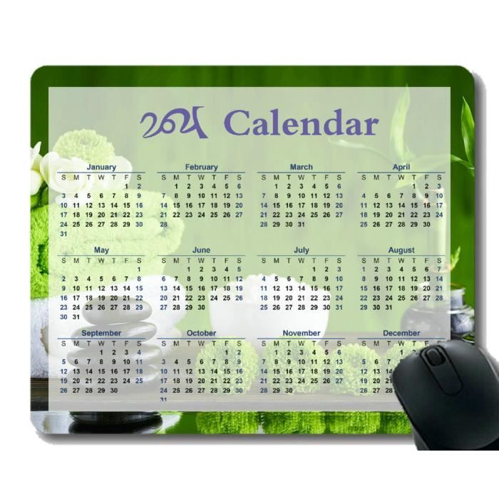 Calendrier 2021 Tapis De Souris Antiderapant Spa Artificiel Yt131 Prix Pas Cher Cdiscount spa calendrier 2021